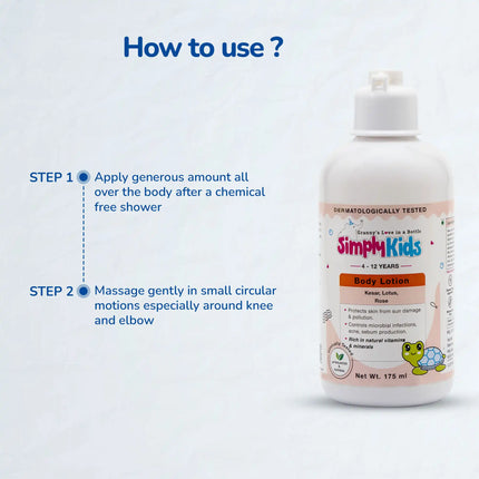 Kids Body Lotion | Deep Hydration & Nourishment | 4-12 Years