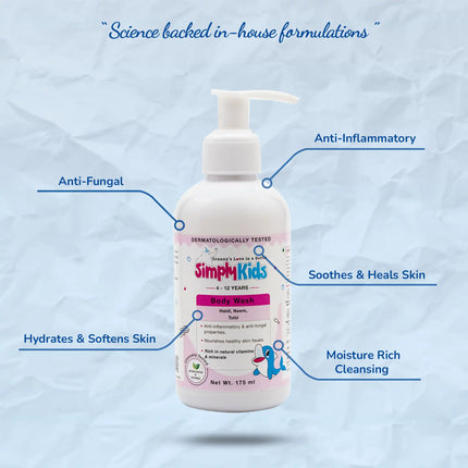 Kids Body Wash | Efficacy Proven, Chemicals free | 4-12 Years