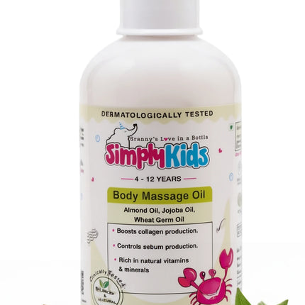 SimplyKids Nourishing Body Massage Oil (Muscle Relief & Deep Hydration)