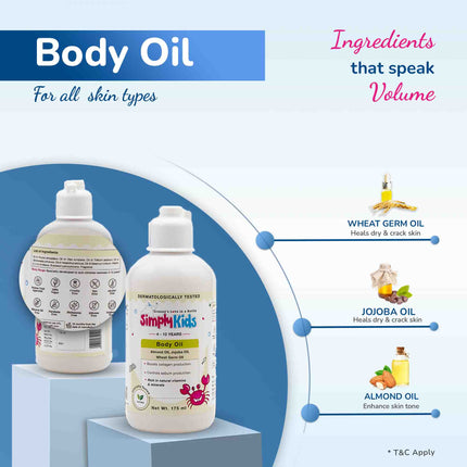 Kids Body Care Combo | Hydrates, Nourishes & Protects from Sun Damage | 4-12 Years