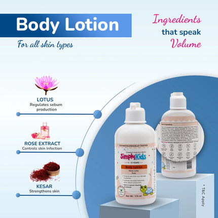 Kids Body Care Combo | Hydrates, Nourishes & Protects from Sun Damage | 4-12 Years