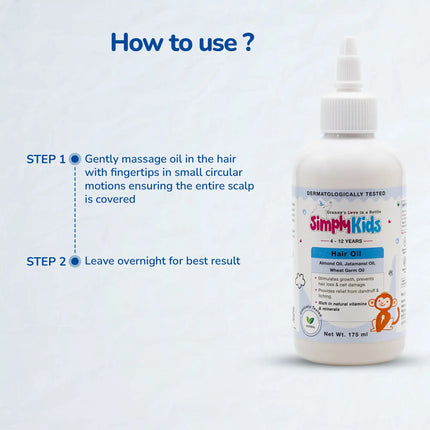 Kids Hair Oil | Strengthens, Hydrates & Protects | 4-12 Years
