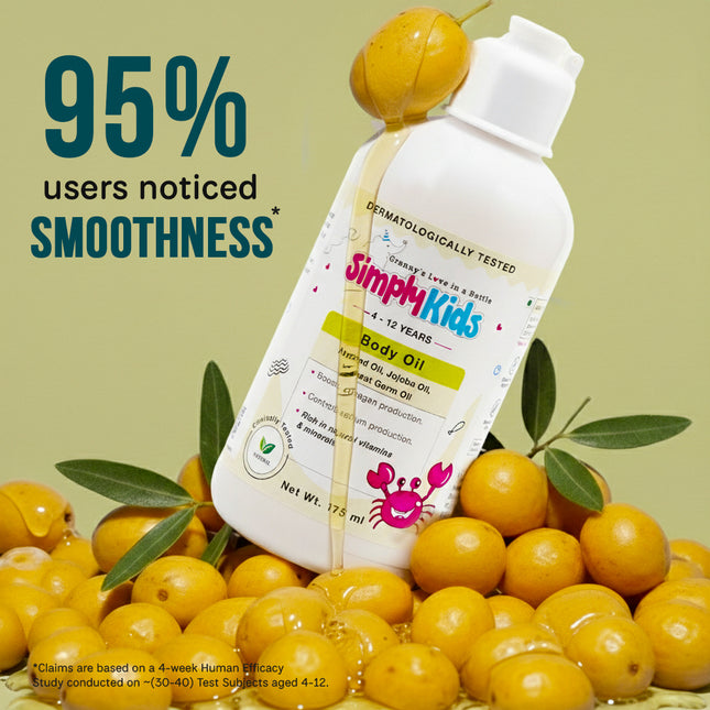SimplyKids Nourishing Body Oil (For Soft Skin, Muscle Relief & Deep Hydration)