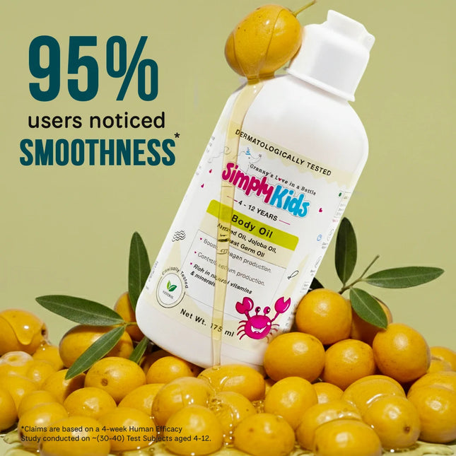 SimplyKids Nourishing Body Oil (For Soft Skin, Muscle Relief & Deep Hydration)