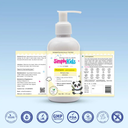 Kids 2-in-1 Shampoo & Conditioner | Toxin Free | 4-12 Years
