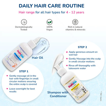 Kids Hair Oil | Strengthens, Hydrates & Protects | 4-12 Years