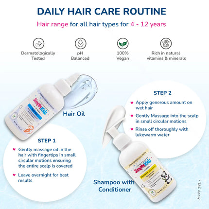 Kids 2-in-1 Shampoo & Conditioner | Toxin Free | 4-12 Years